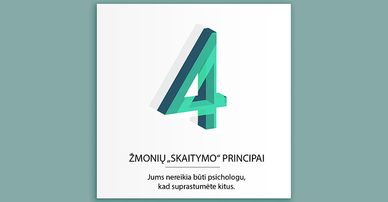 4 „žmonių skaitymo“ principai